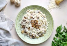 Photo of Халяль ризотто с грибами и трюфелями