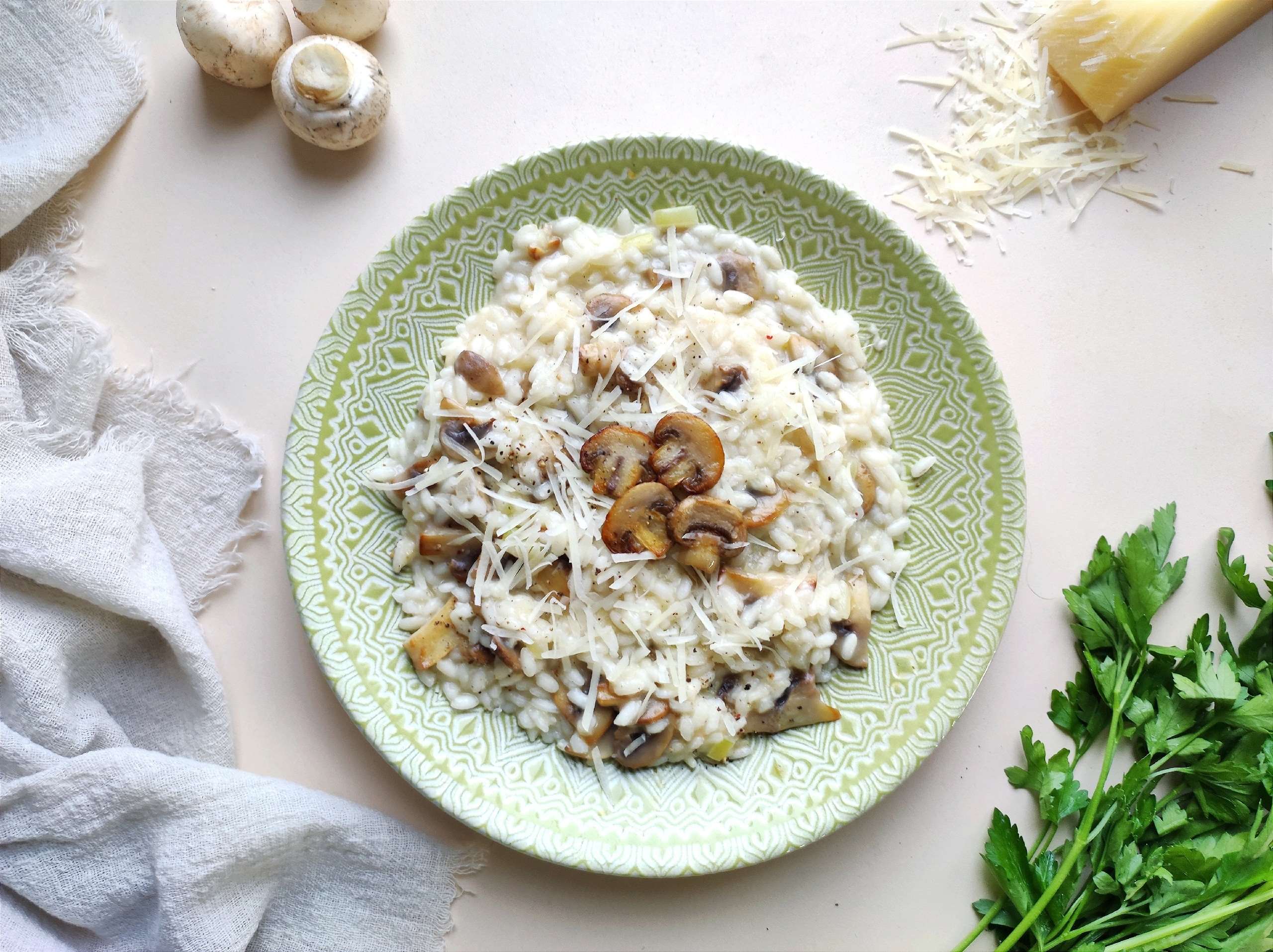 Фото 49 — Халяль ризотто с грибами и трюфелями