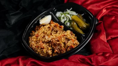 Photo of Халяль плов с курицей и орехами