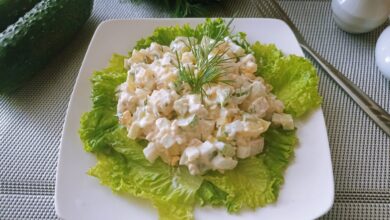 Photo of Легкий халяль салат с куриной грудкой