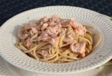 Photo of Халяль паста с лососем и шпинатом